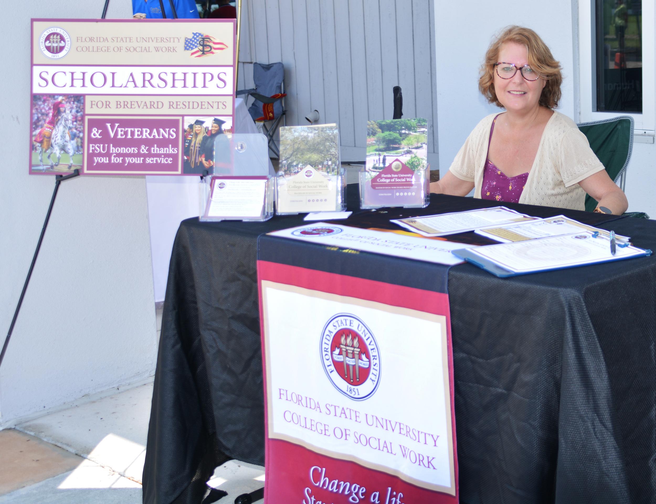 Tabling for FSU CSW at the VMC 9/11 Memorial