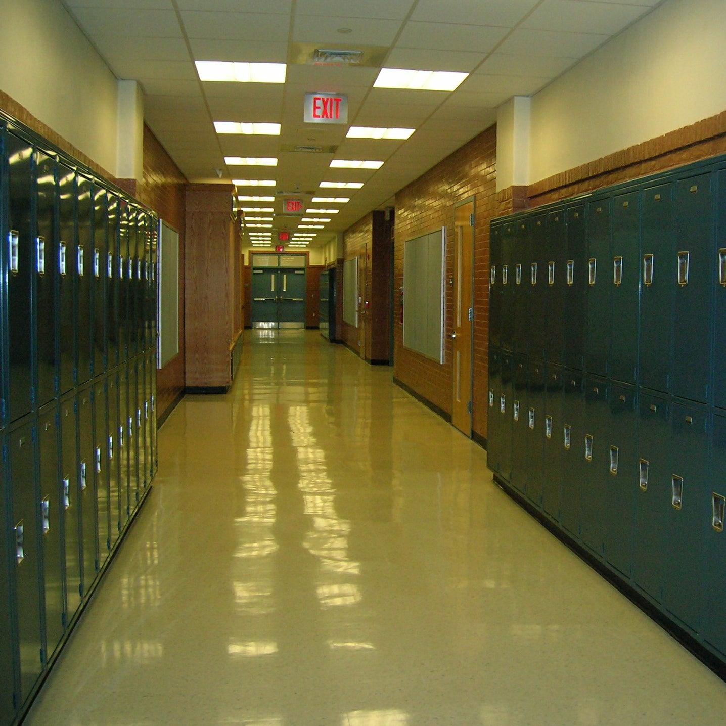 High School Hallway
