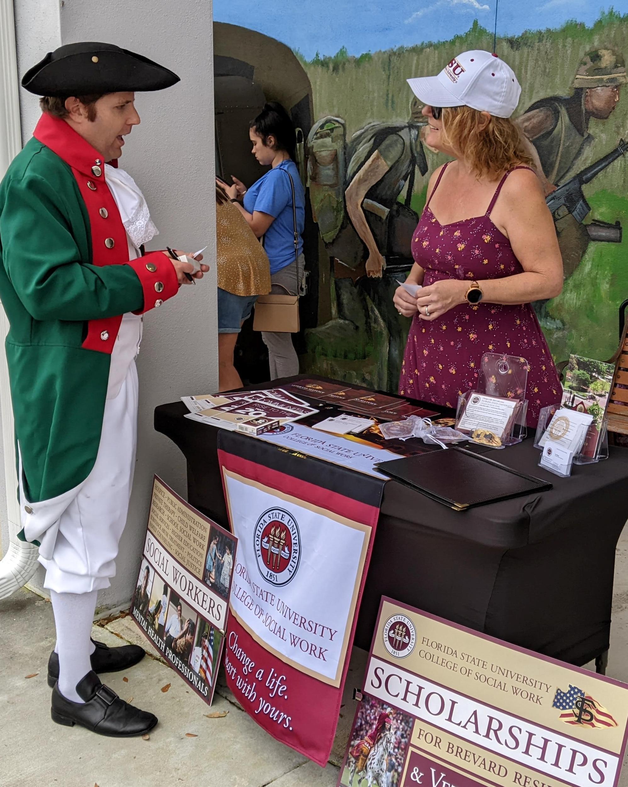 Tabling at the event