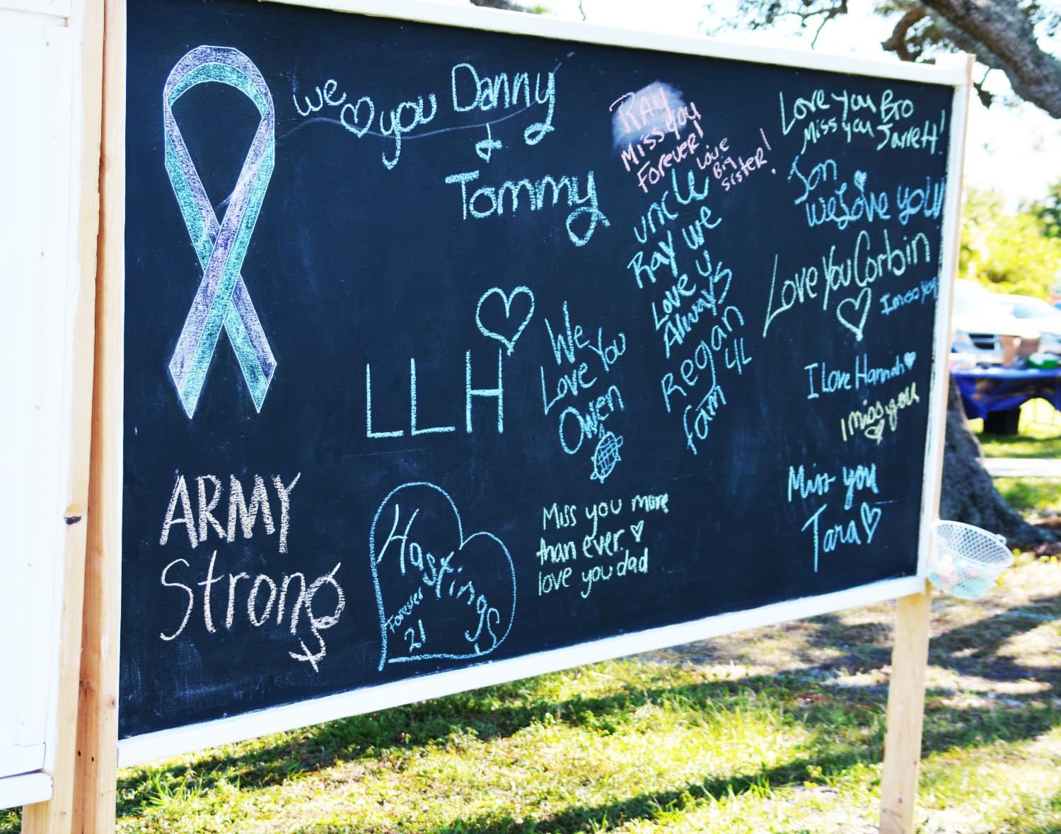 Out of the Darkness Chalkboard